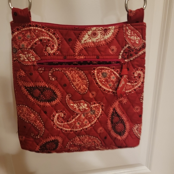 VERA BRADLEY MESA RED BAG PURSE RETIRED, Quilted - Picture 4 of 9
